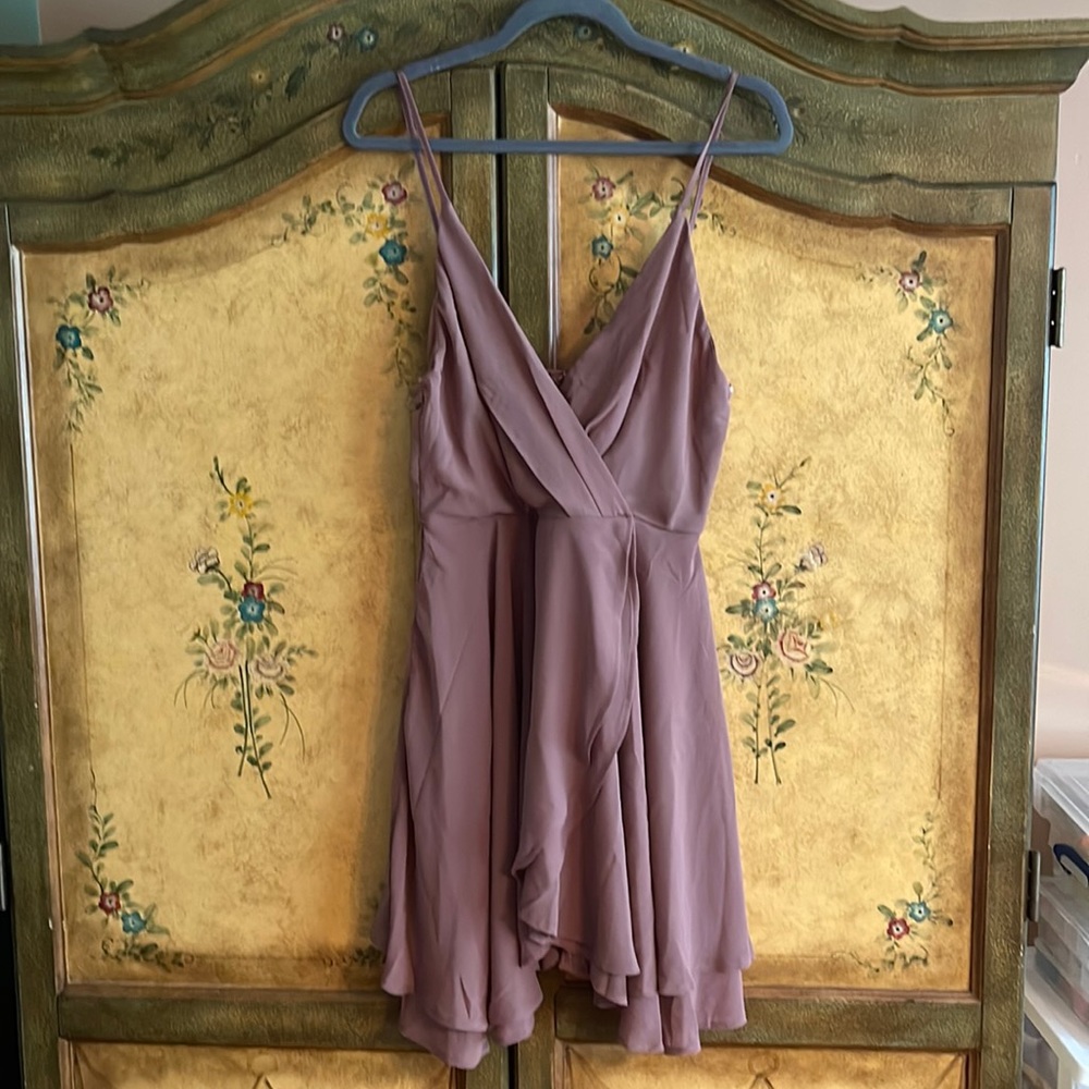 Flutter Away Layered Skater Dress